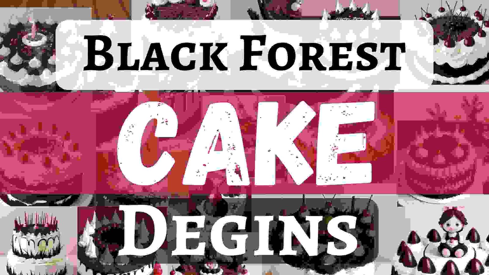 Black Forest Cake Design