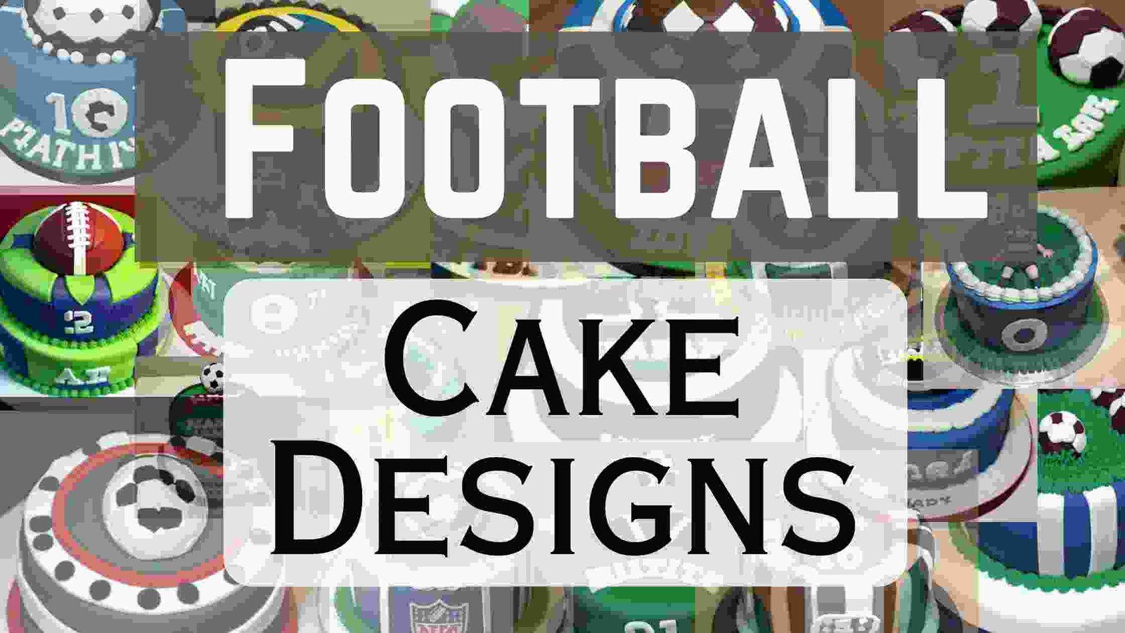 Football Cake Designs